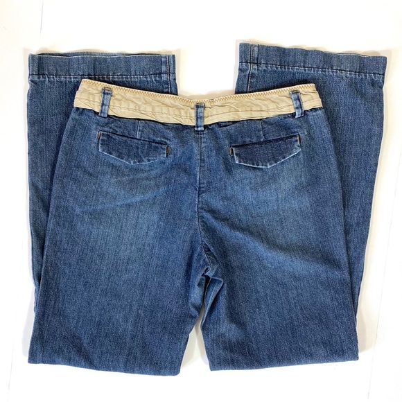 Anthro Elevenses Wide Leg Trouser Jeans sz 31 - Picture 4 of 9